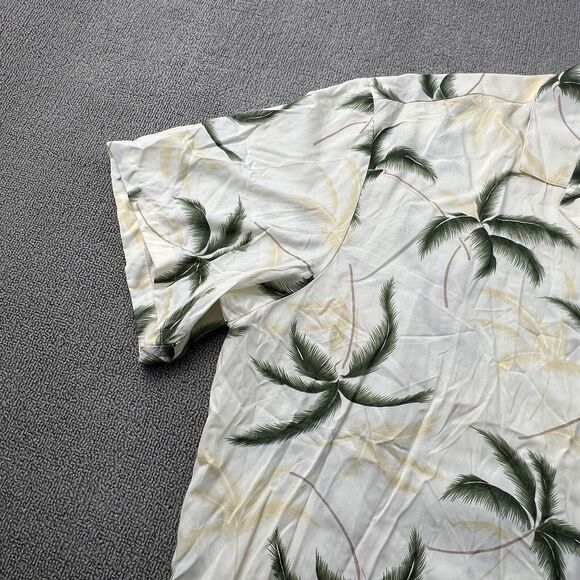 Vintage Paradise Found Shirt Adult 2XL XXL Button Up Short Sleeve Hawaiian Men's - Picture 2 of 14